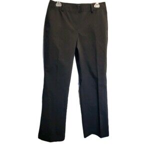 Talbots Pants Womens Size 10p Straight Leg  Clip And Zip Clossure Heritage Black